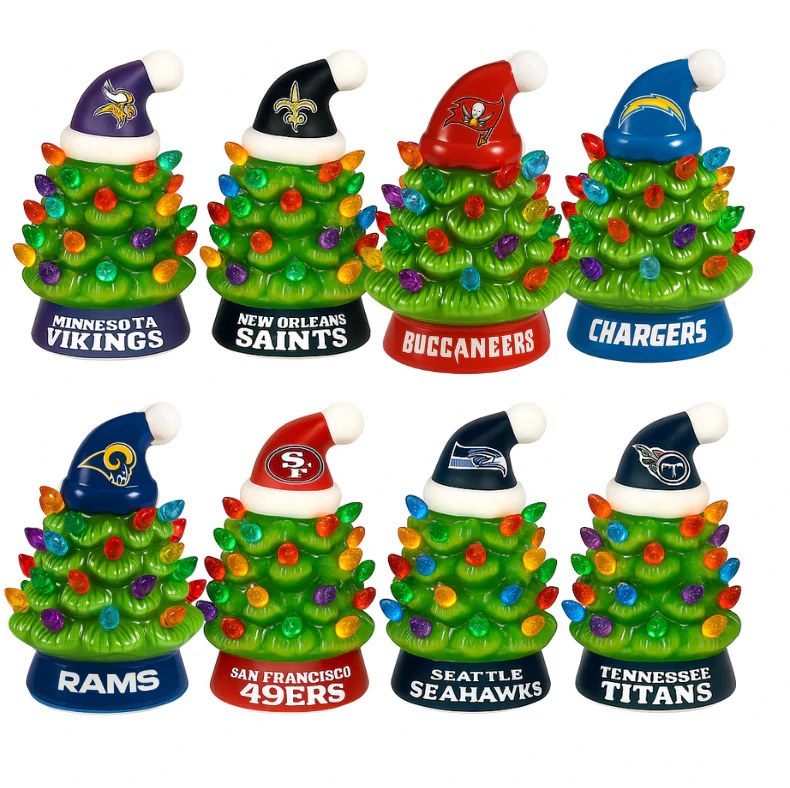 Jingle Bowl NFL Christmas Ornaments